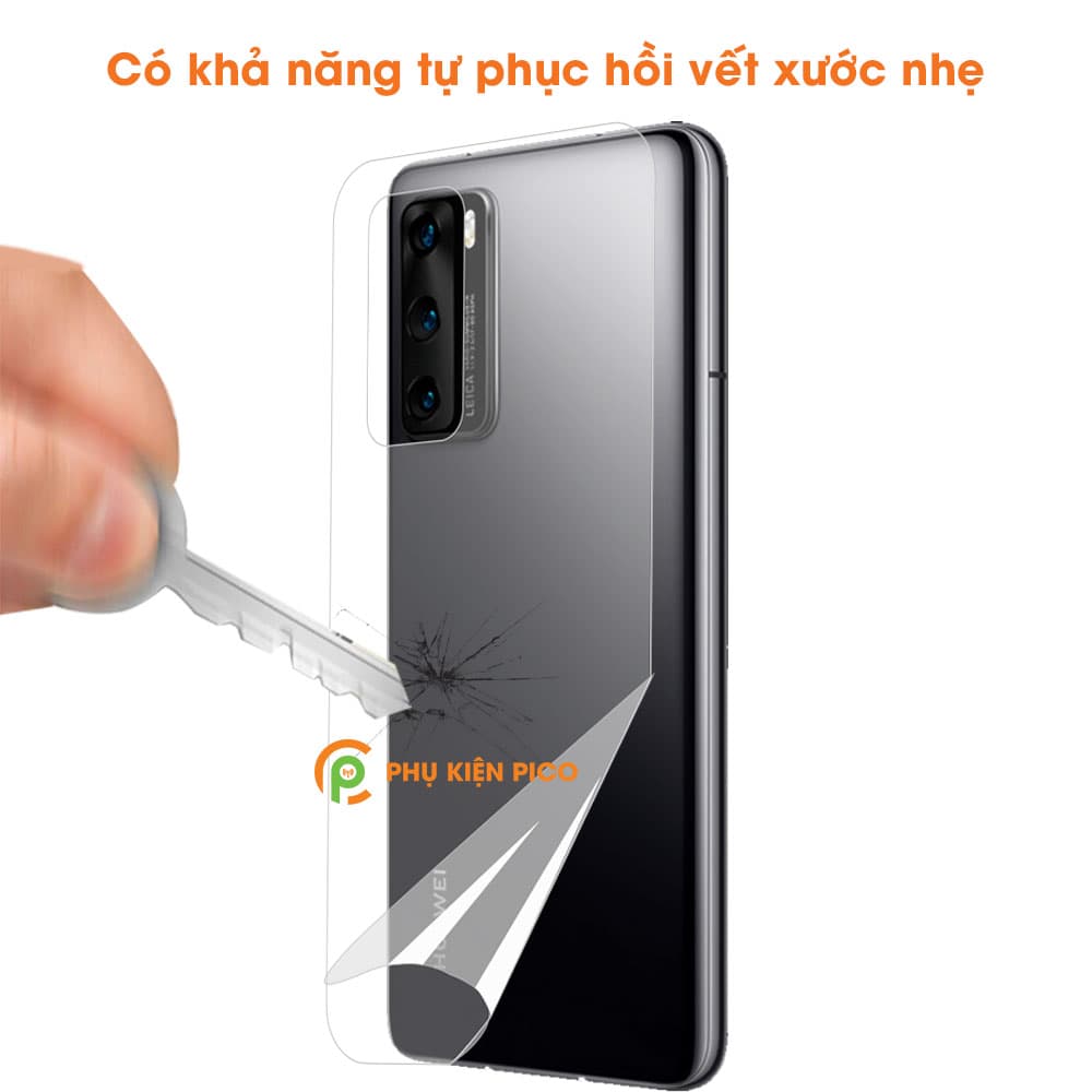 Dán lưng Huawei P40 PPF cao cấp dẻo trong suốt - 5