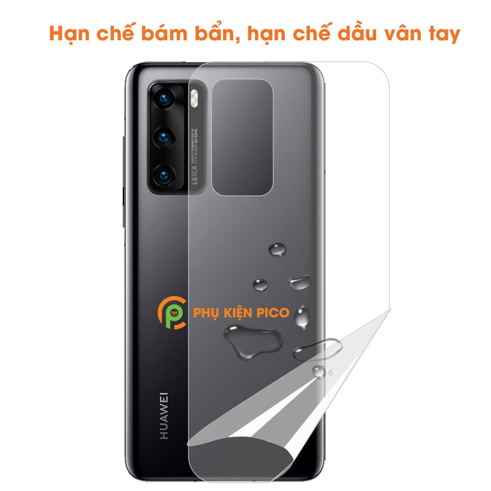 Dán lưng Huawei P40 PPF cao cấp dẻo trong suốt - 3