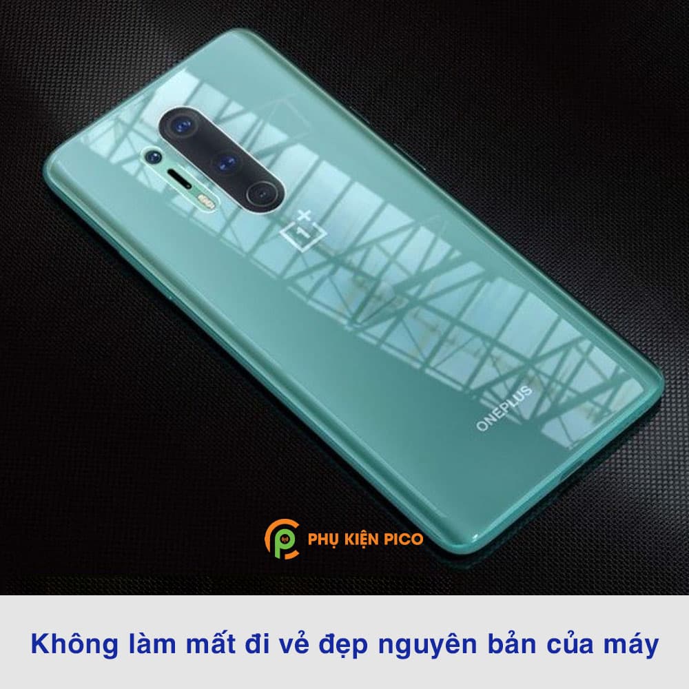 Dán lưng Oneplus 8 Pro full mặt lưng dẻo trong suốt PPF tự phục hồi vết xước - 6