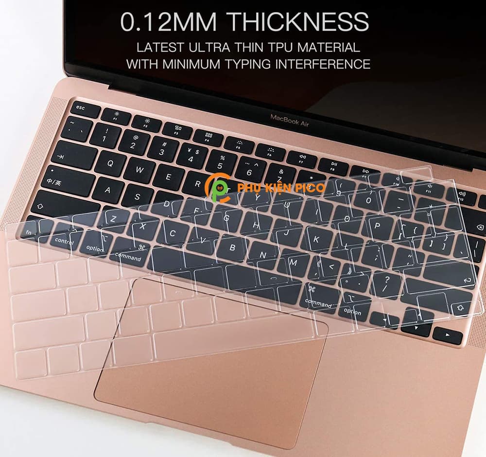 Phủ phím Macbook Air, Macbook Pro, Macbook Retina trong suốt TPU cao cấp chống nước, bụi bẩn - Phủ phím Macbook - 3