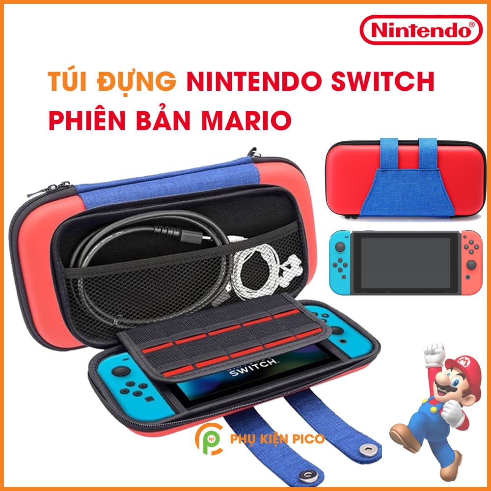 Túi đựng Nintendo Switch phiên bản Mario túi cứng chống sốc chống nước