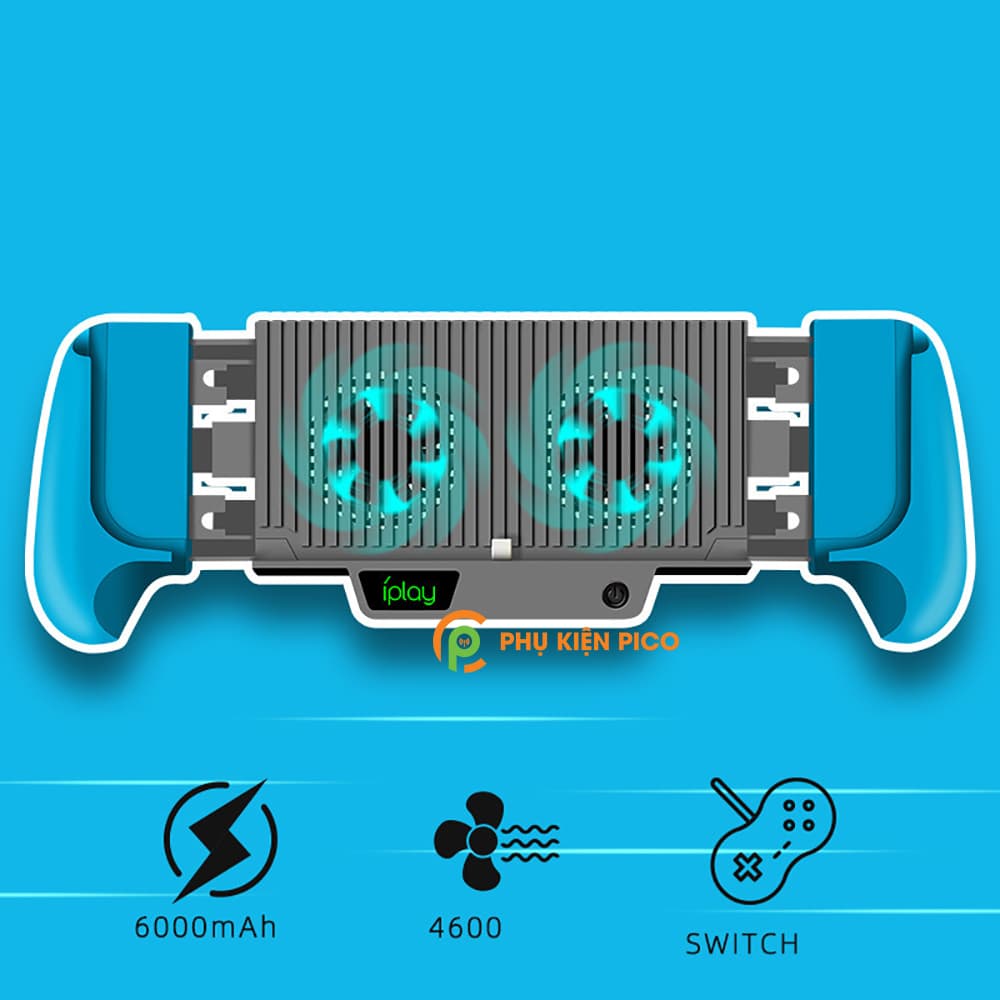 Tay cầm chơi game Nintendo Switch chính hãng Íplay quạt tản nhiệt siêu mát - 4