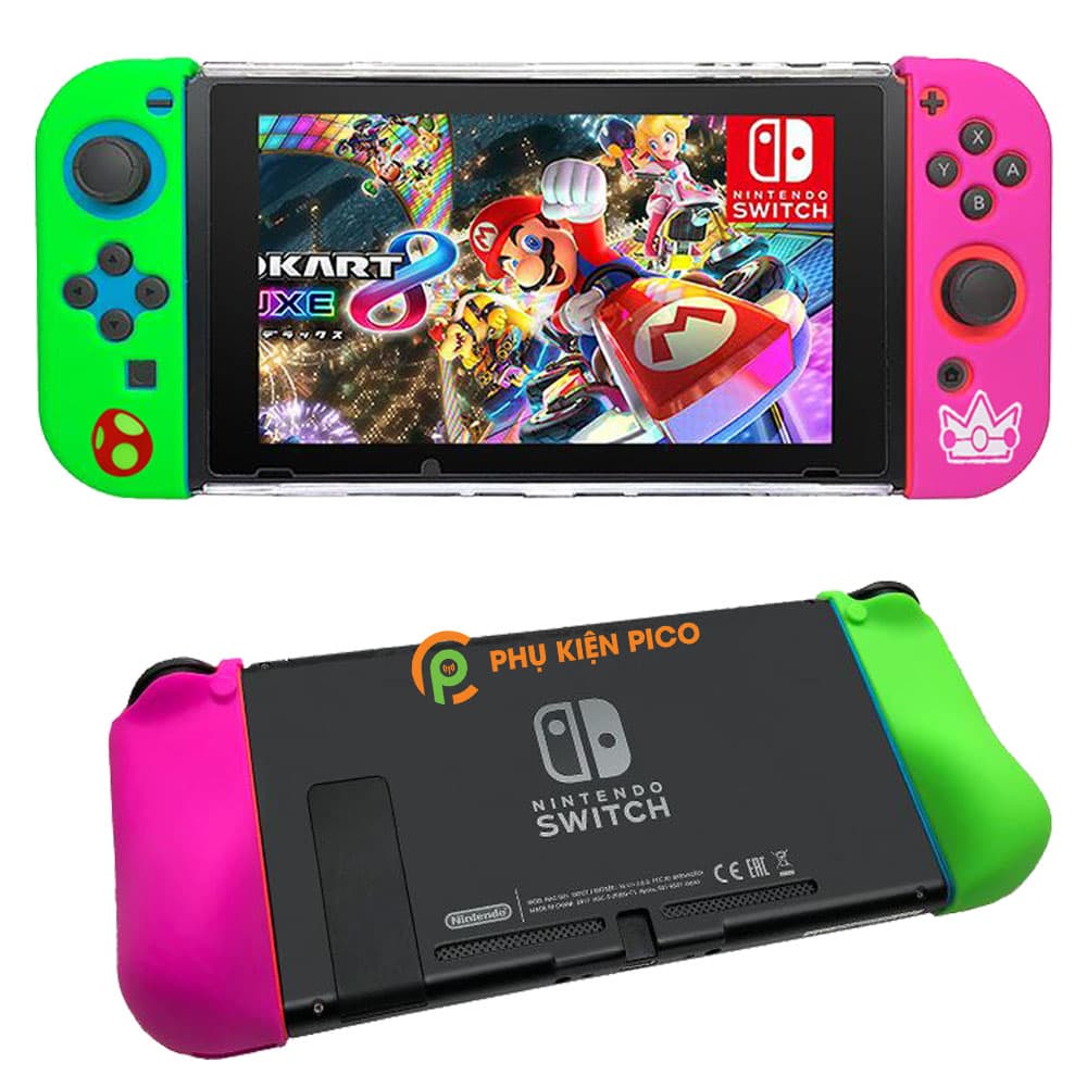 Bộ bọc Joy-con và bọc Analog dành cho máy chơi game Nintendo Switch chất liệu silicone cao cấp - 7
