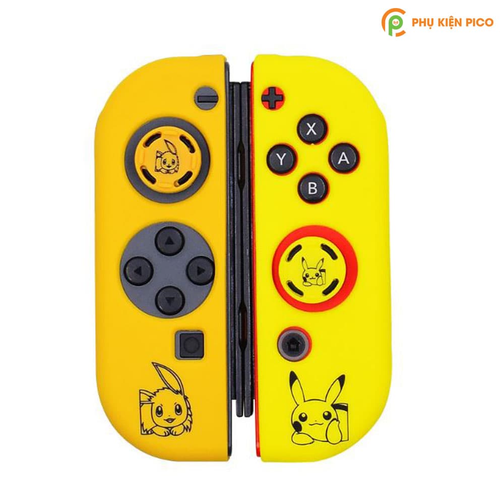 Bộ bọc Joy-con và bọc Analog dành cho máy chơi game Nintendo Switch chất liệu silicone cao cấp - 4