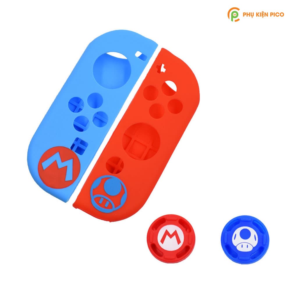 Bộ bọc Joy-con và bọc Analog dành cho máy chơi game Nintendo Switch chất liệu silicone cao cấp - 9
