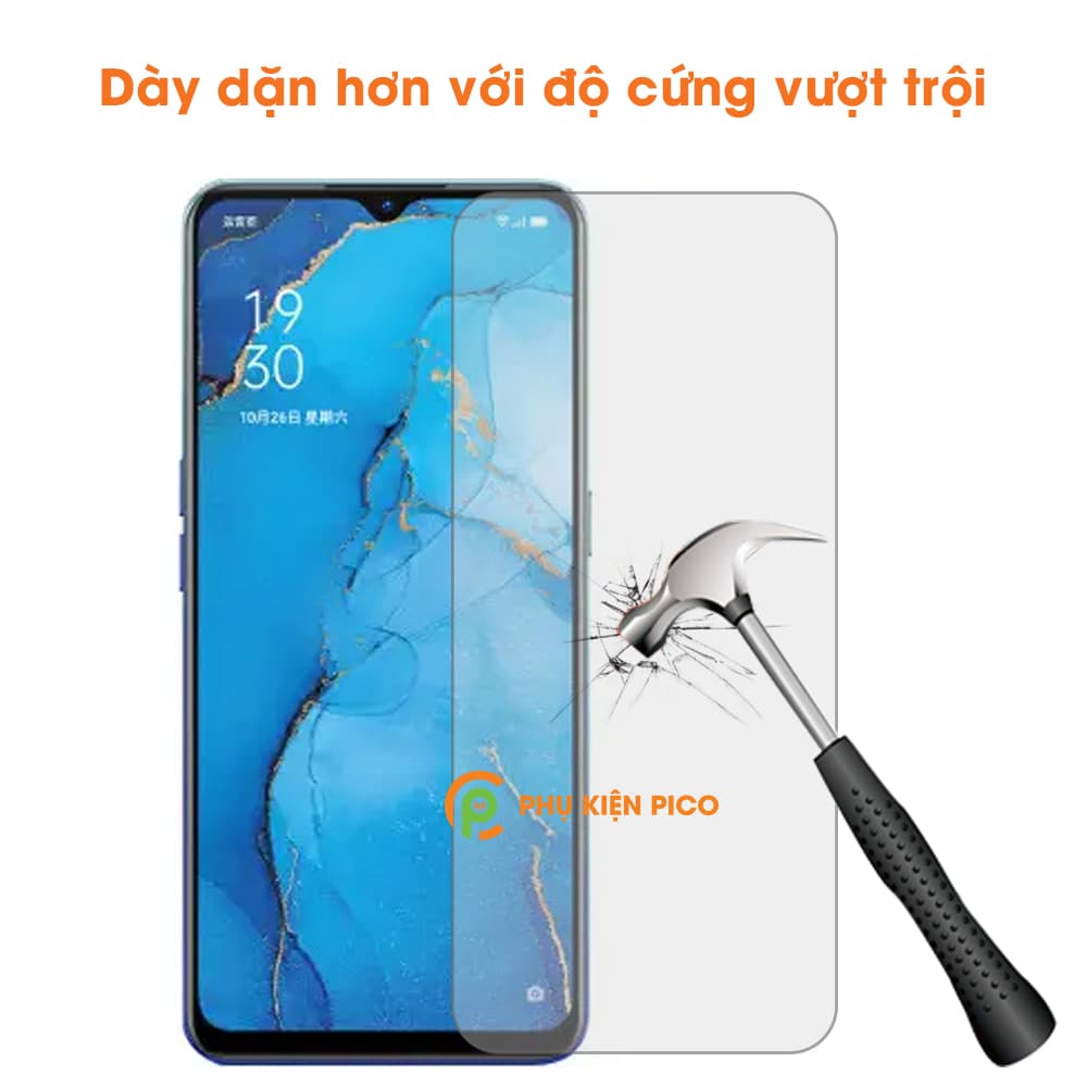 Kính cường lực Oppo Reno 3 trong suốt full màn hình độ cứng 9H - 3