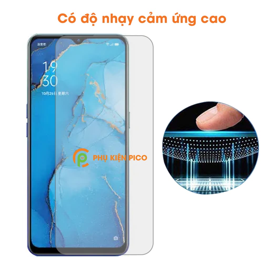 Kính cường lực Oppo Reno 3 trong suốt full màn hình độ cứng 9H - 2
