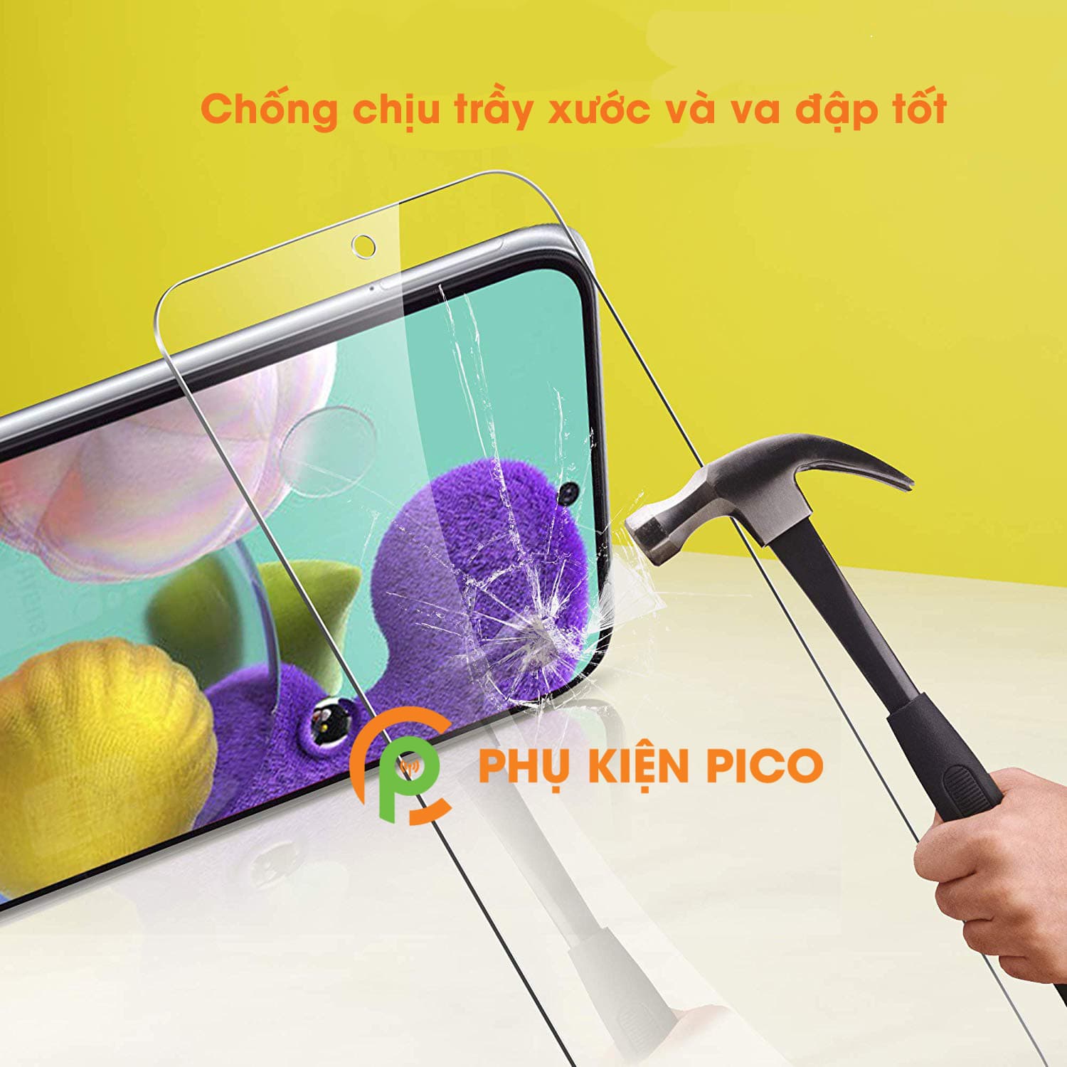Kính cường lực Samsung Galaxy A51 chính hãng Gor trong suốt 1 chiếc - 6