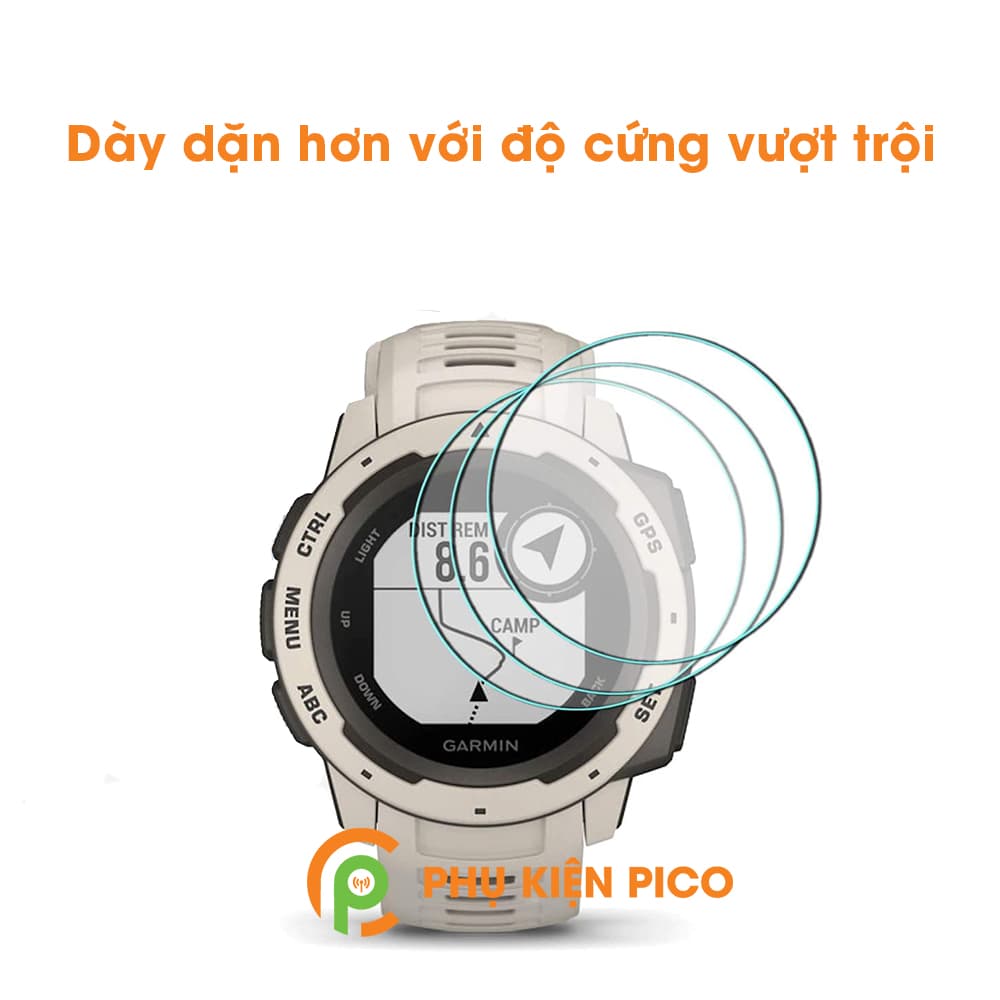 Kính cường lực đồng hồ Garmin Instinct trong suốt full màn hình độ cứng 9H - 5