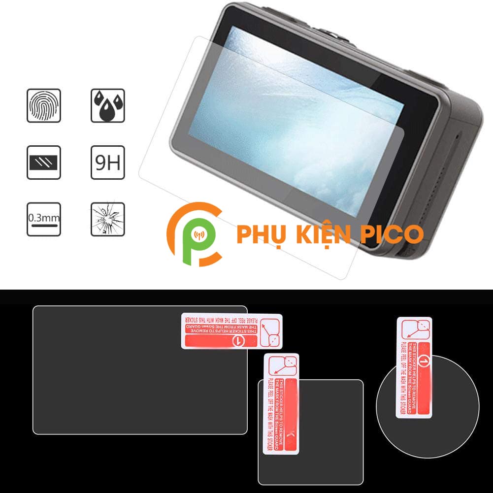 Kính cường lực GoPro DJI Osmo Action chính hãng Gor trong suốt 1 chiếc - 3