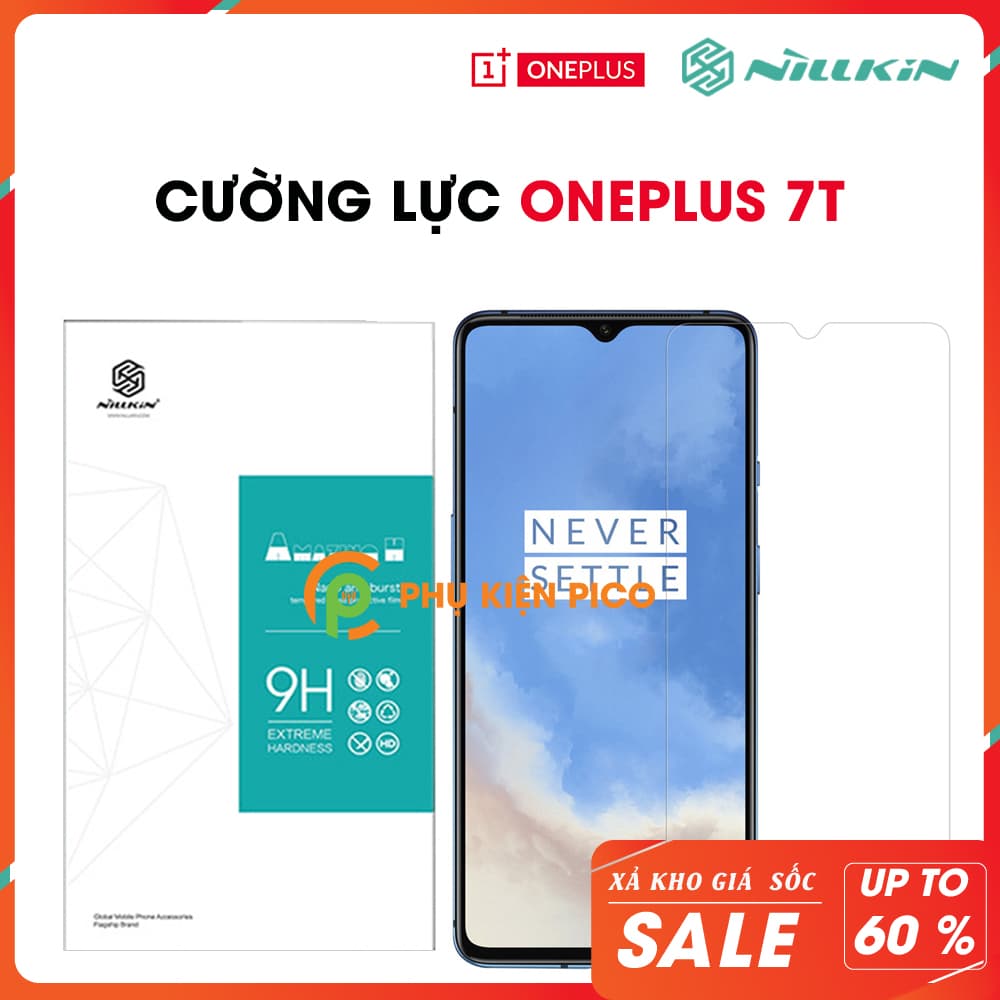 Kính cường lực Oneplus 7T Nillkin Amazing H hàng nguyên tem