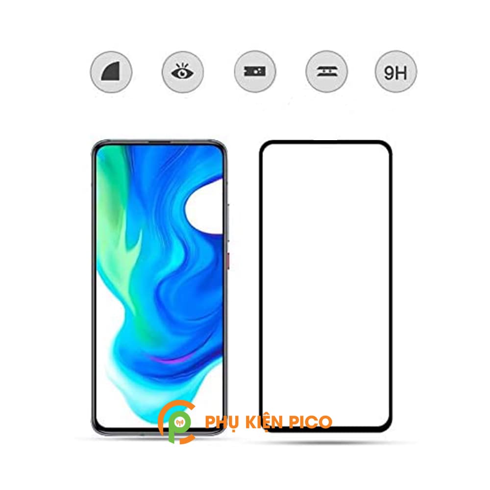 Kính cường lực Xiaomi Poco F2 Pro chính hãng Monqiqi full màn hình độ cứng 9H - 2