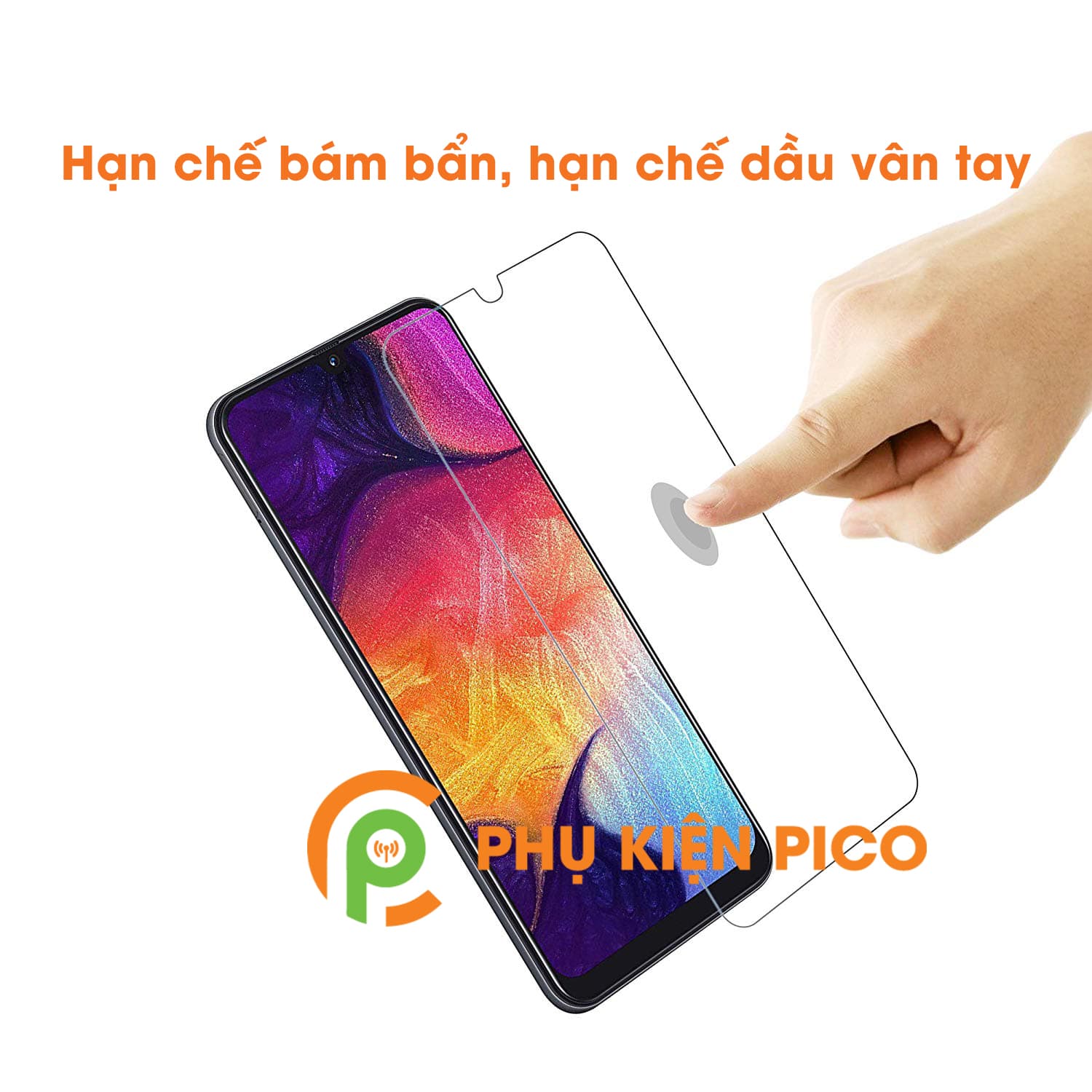Kính cường lực Samsung Galaxy A50 chính hãng Gor trong suốt 1 chiếc - 7