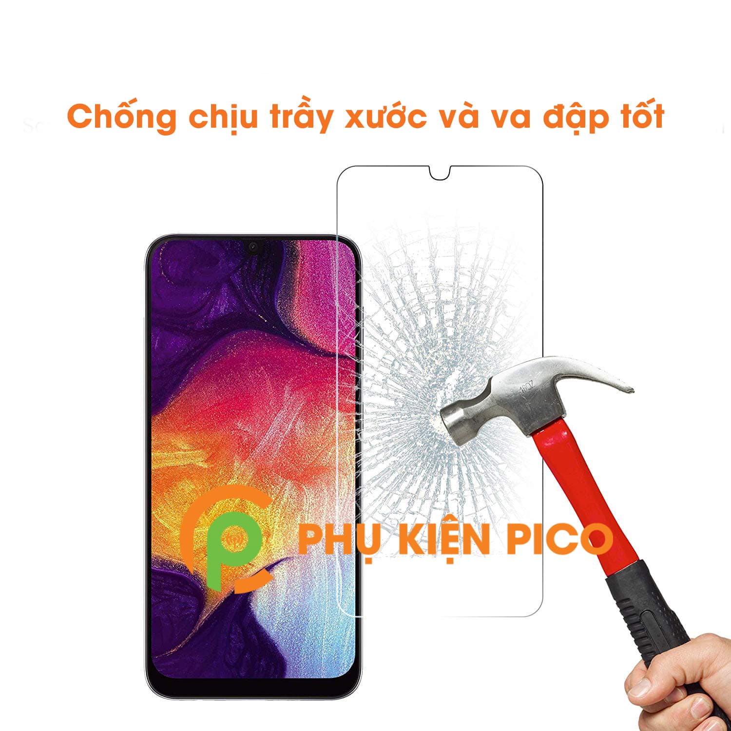 Kính cường lực Samsung Galaxy A50 chính hãng Gor trong suốt 1 chiếc - 6