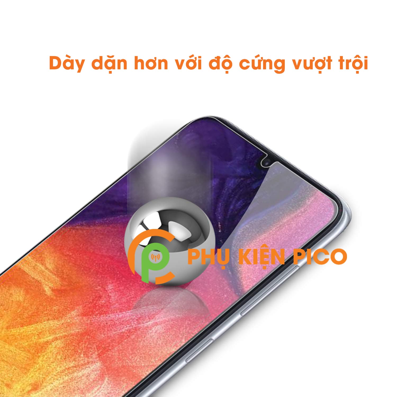 Kính cường lực Samsung Galaxy A50 chính hãng Gor trong suốt 1 chiếc - 5