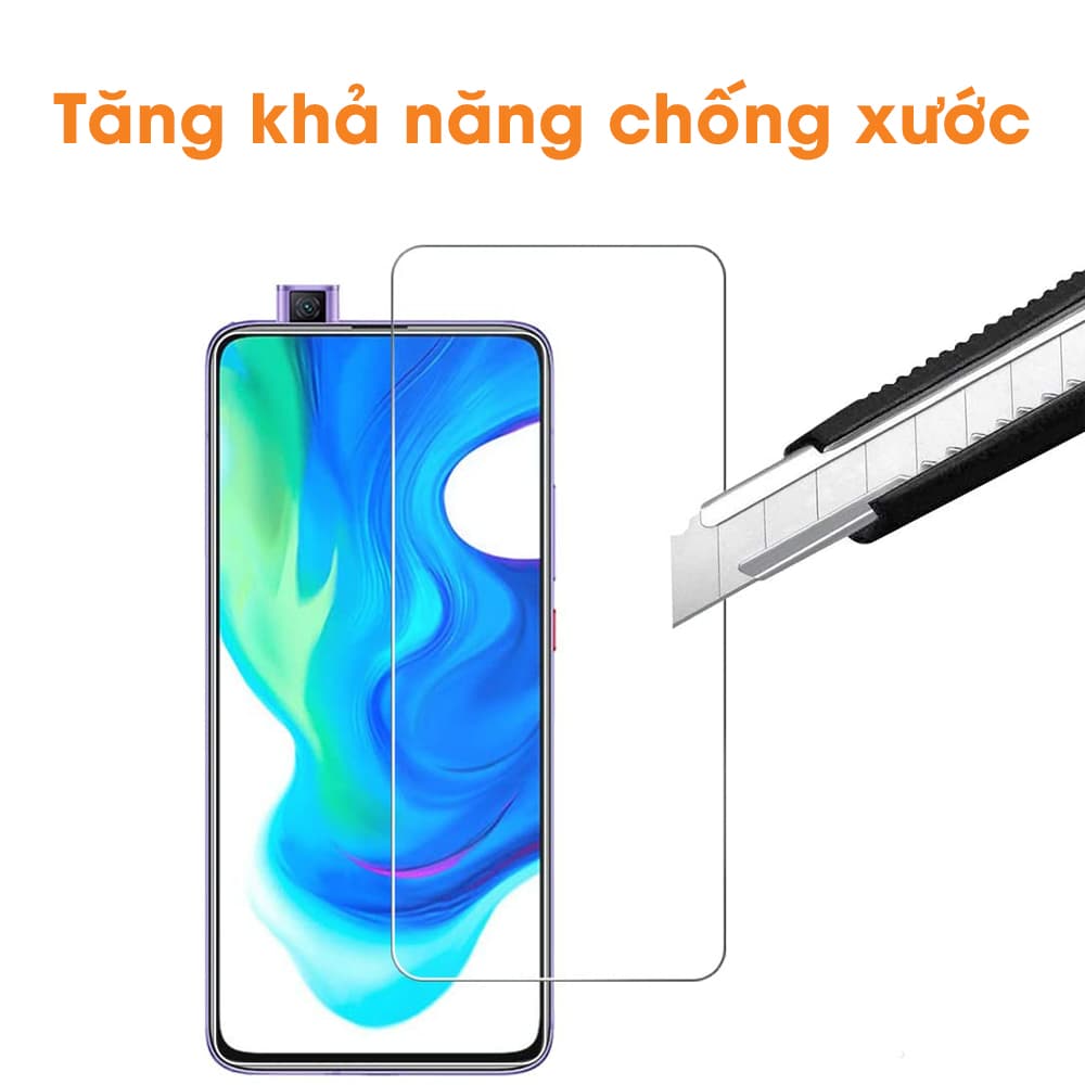 Kính cường lực Poco F2 Pro chính hãng Nillkin Amazing H trong suốt độ cứng 9H - 5