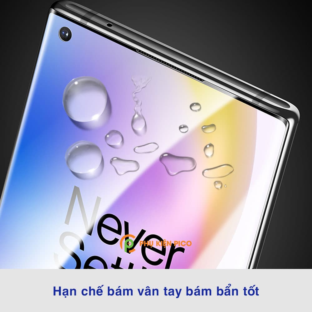Dán màn hình Oneplus 8 Pro full màn dẻo trong suốt PPF tự phục hồi vết xước - 4