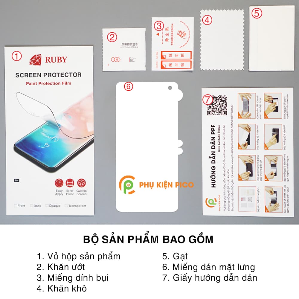 Dán màn hình Oneplus 8 PPF cao cấp dẻo trong suốt - 2
