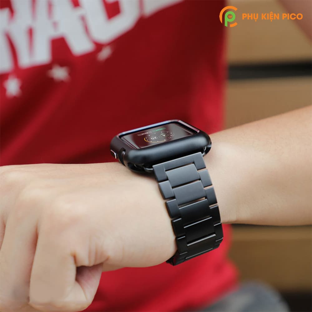 Ốp nam châm Apple Watch Series 1/2/3/4/5 38mm 42mm 40mm 44mm nhôm nguyên khối - 4