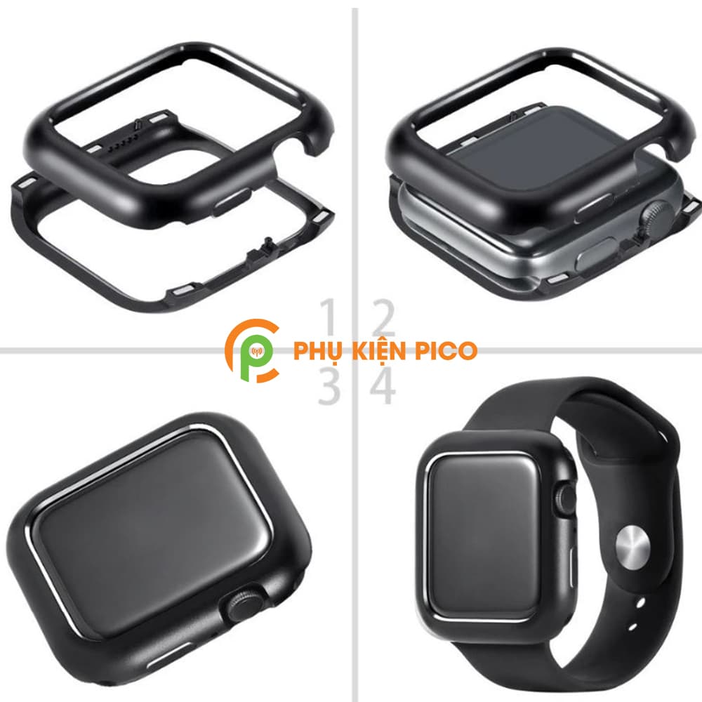 Ốp nam châm Apple Watch Series 1/2/3/4/5 38mm 42mm 40mm 44mm nhôm nguyên khối - 3