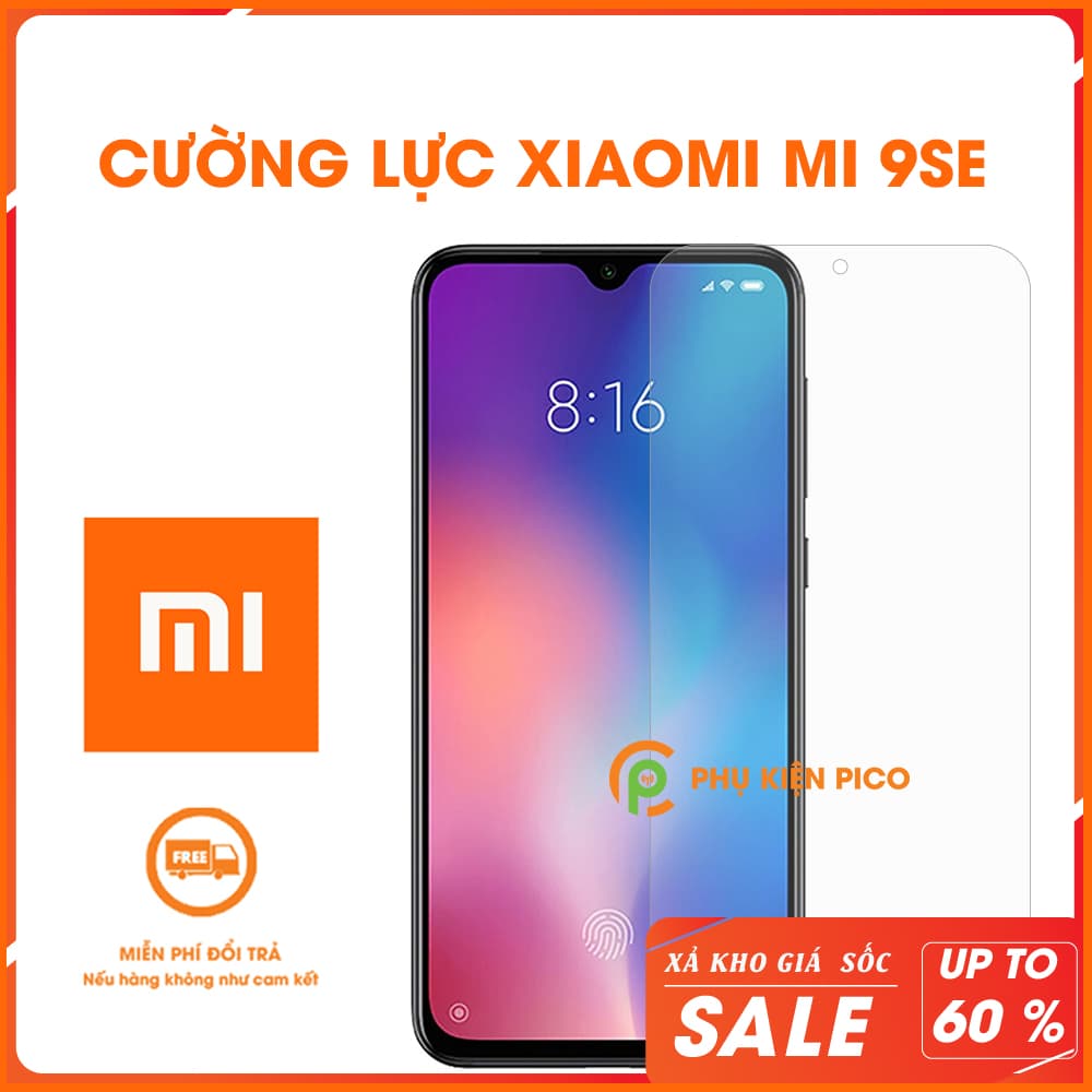 Miếng dán kính cường lực Xiaomi Mi 9Se full keo full màn hình độ cứng 9H