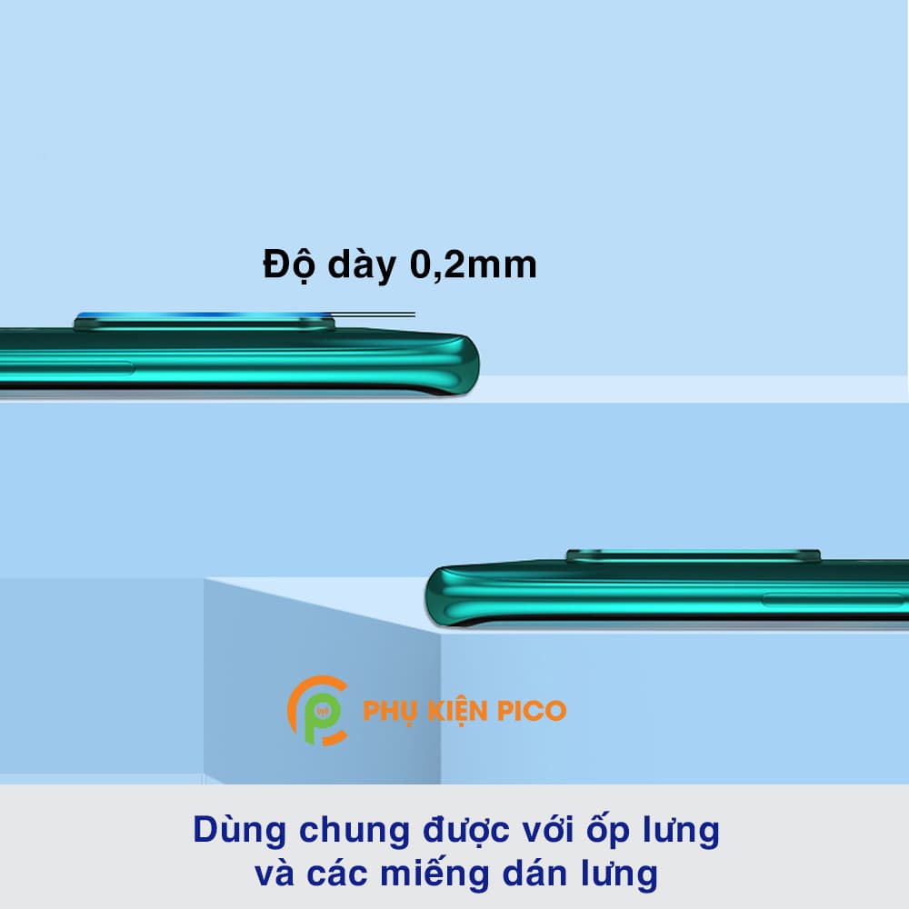 Dán camera Oneplus 8 Pro cường lực camera trong suốt độ cứng 7H - 7