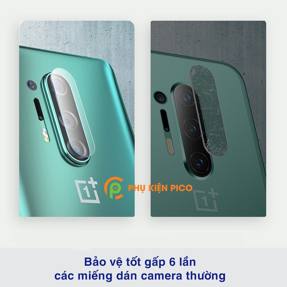 Dán camera Oneplus 8 Pro cường lực camera trong suốt độ cứng 7H - 6