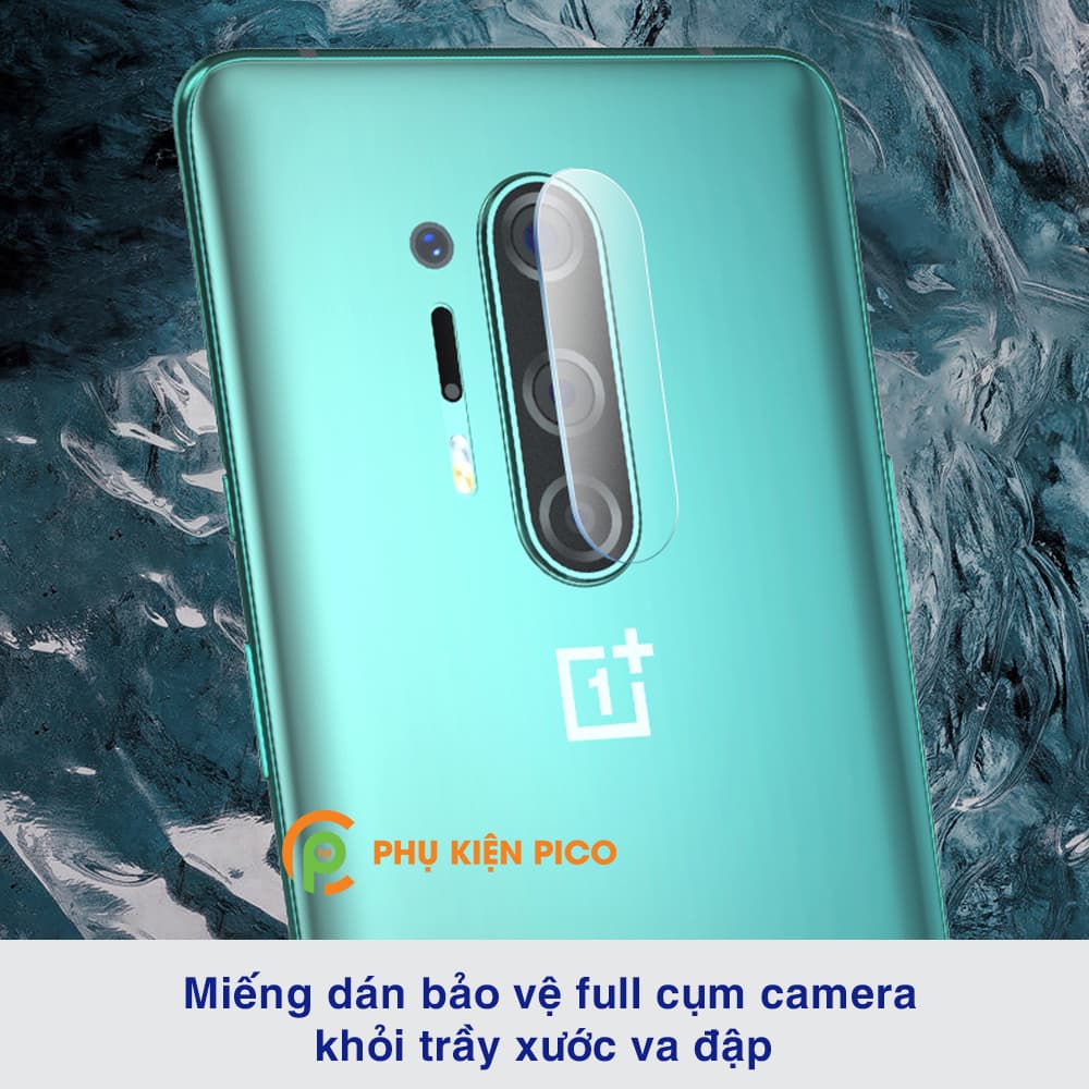 Dán camera Oneplus 8 Pro cường lực camera trong suốt độ cứng 7H - 4