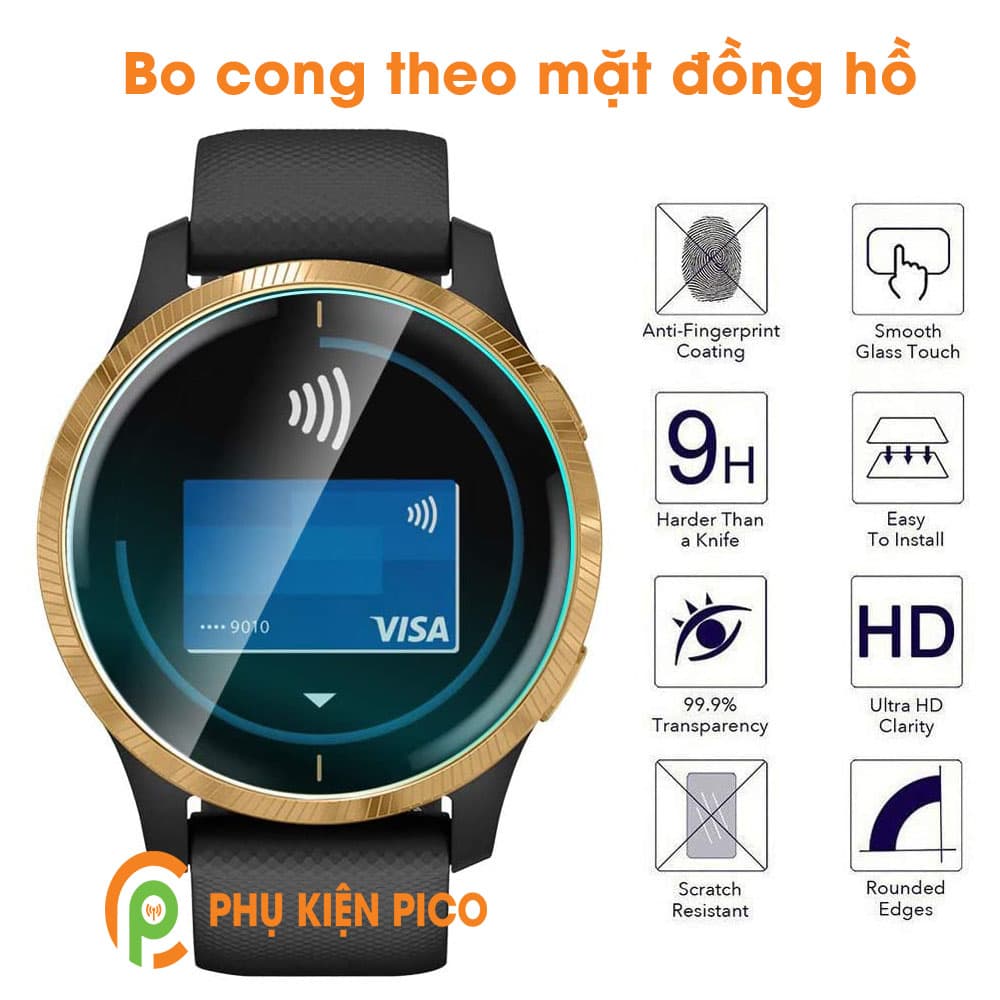 Dán màn hình đồng hồ Garmin Venu PPF cao cấp dẻo trong suốt - 5