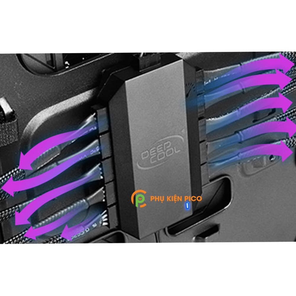 Bộ chia quạt Fan hub DeepCool FH-10 - hỗ trợ 10 cổng PWM, 3 pin và 4 pin - 5