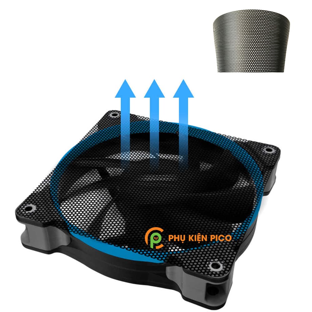 Tấm lưới chắn lọc bụi quạt fan case 12cm 14cm 24cm 28cm - 4