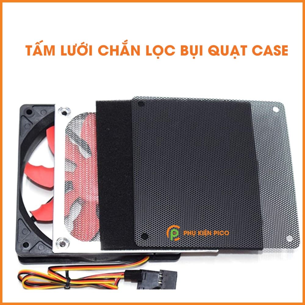 Tấm lưới chắn lọc bụi quạt fan case 12cm 14cm 24cm 28cm