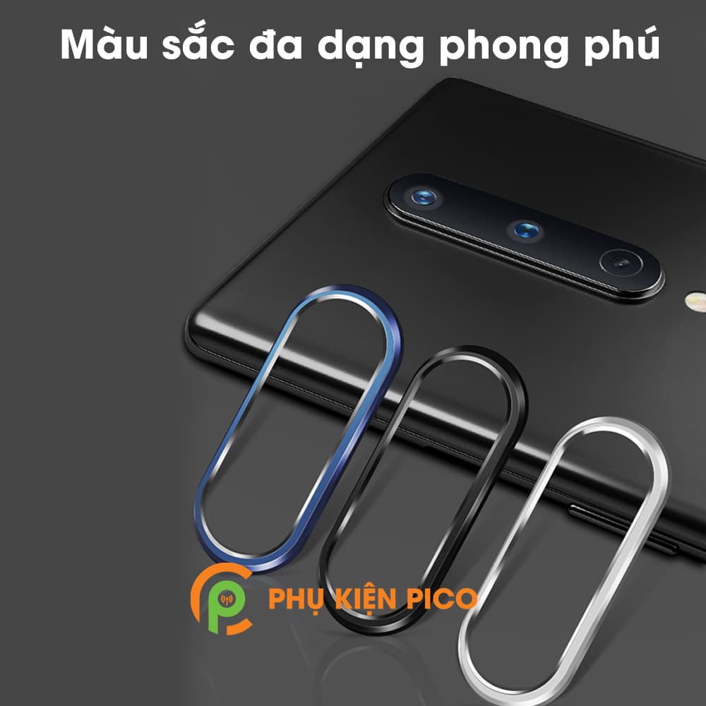 Vòng bảo vệ camera Oneplus 8 kim loại ốp viền camera chống xước - 5