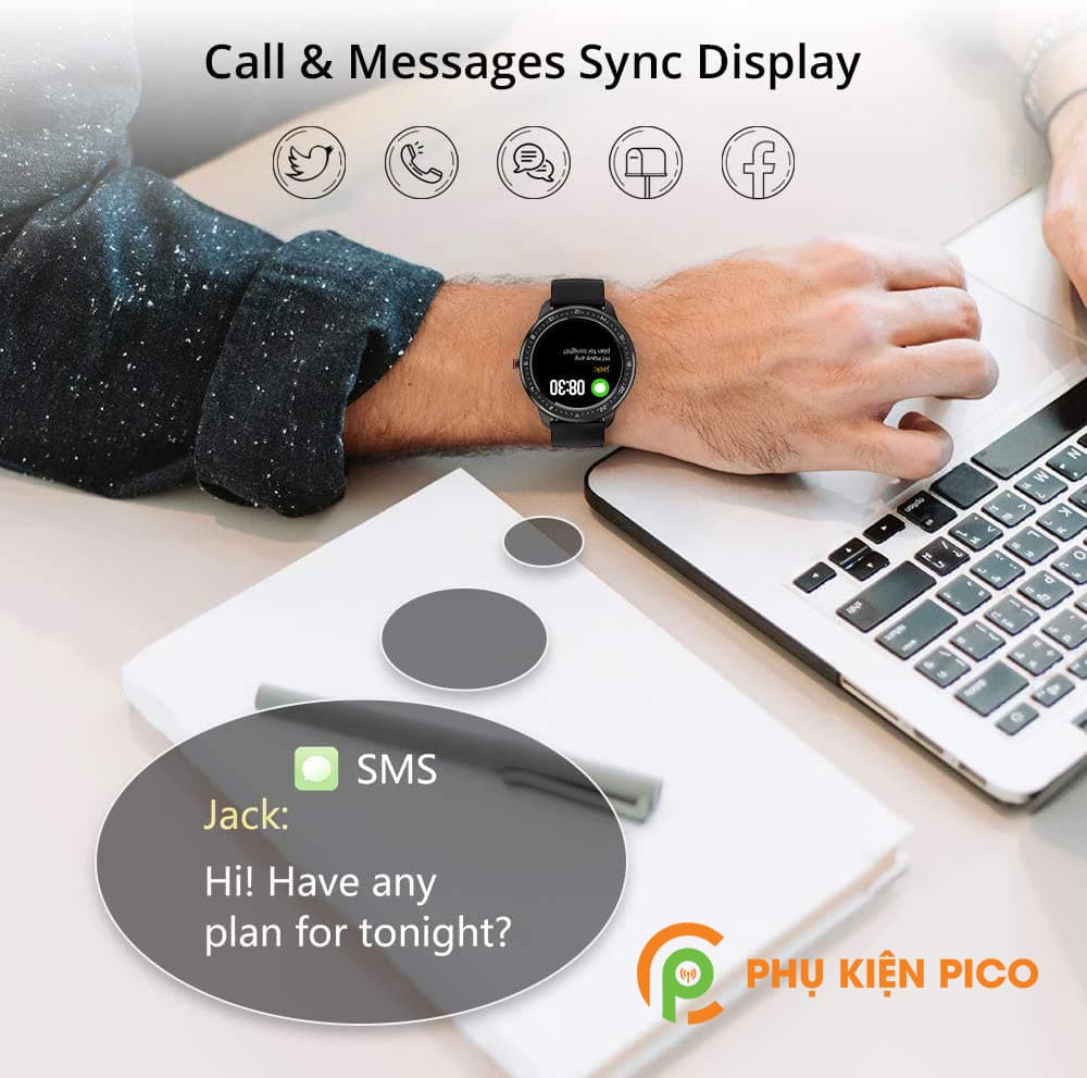 Cường lực Huawei Watch GT 2e viền đen chống xước bảo vệ đồng hồ - Kính cường lực Huawei GT 2e - 4