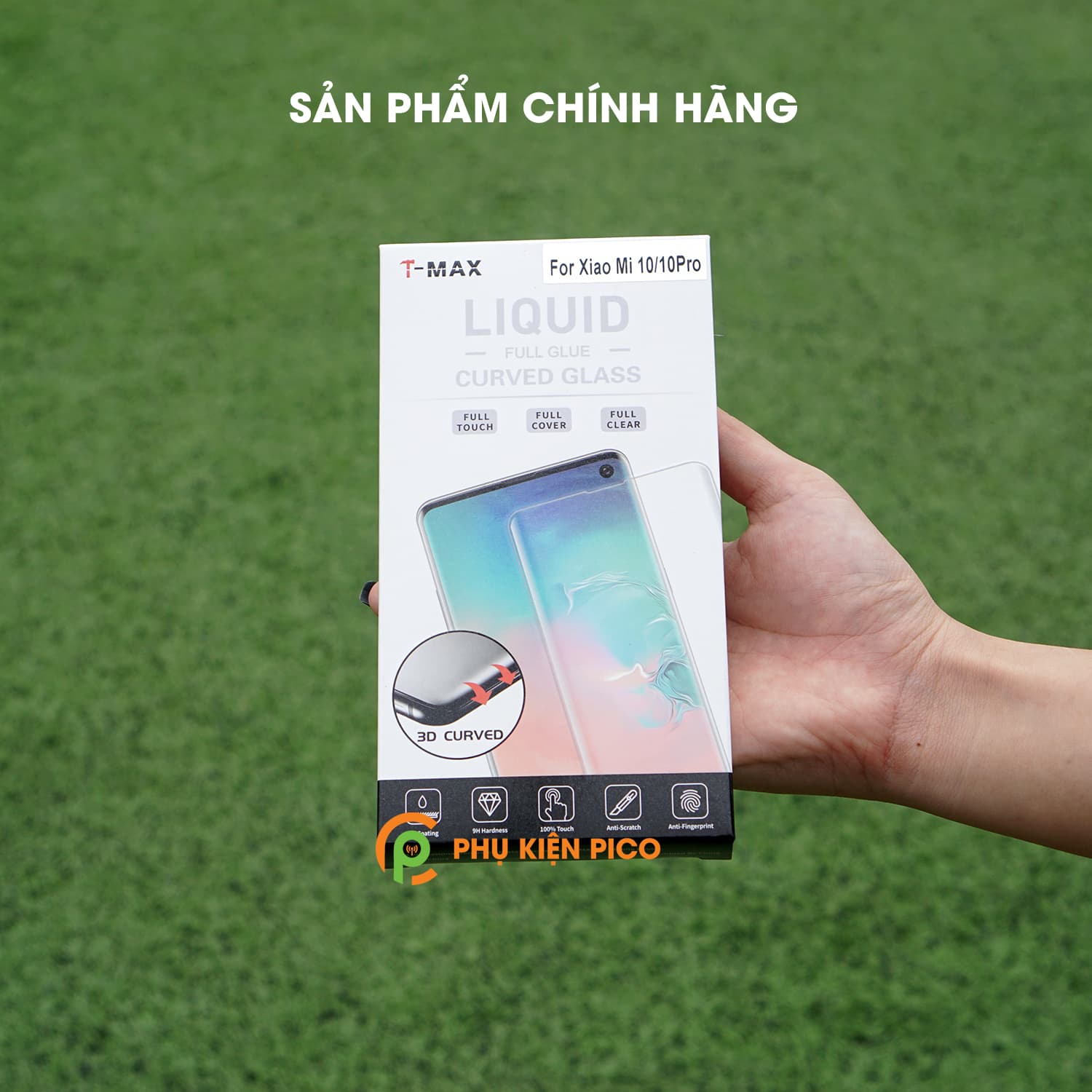 Cường lực Mi 10 chính hãng T-Max Liquid trong suốt keo UV – Kính cường lực Xiaomi Mi 10 - 3