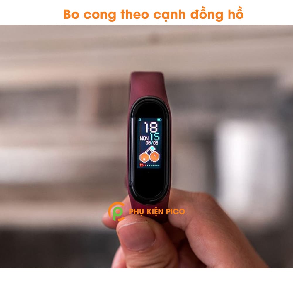 Dán màn hình Mi Band 5 bảo vệ vòng đeo tay PPF cao cấp dẻo trong suốt - 5