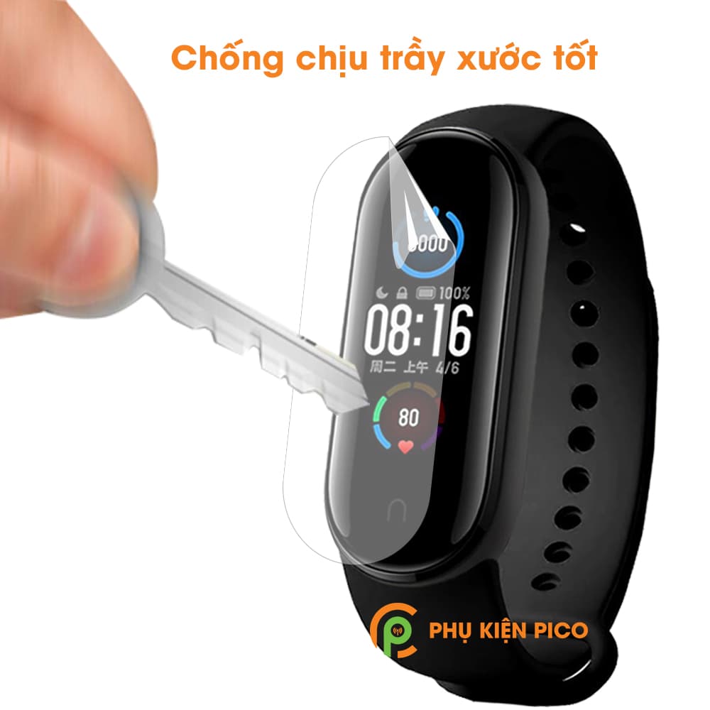Dán màn hình Mi Band 5 bộ 2 miếng bảo vệ vòng đeo tay PPF – Combo2 - 3