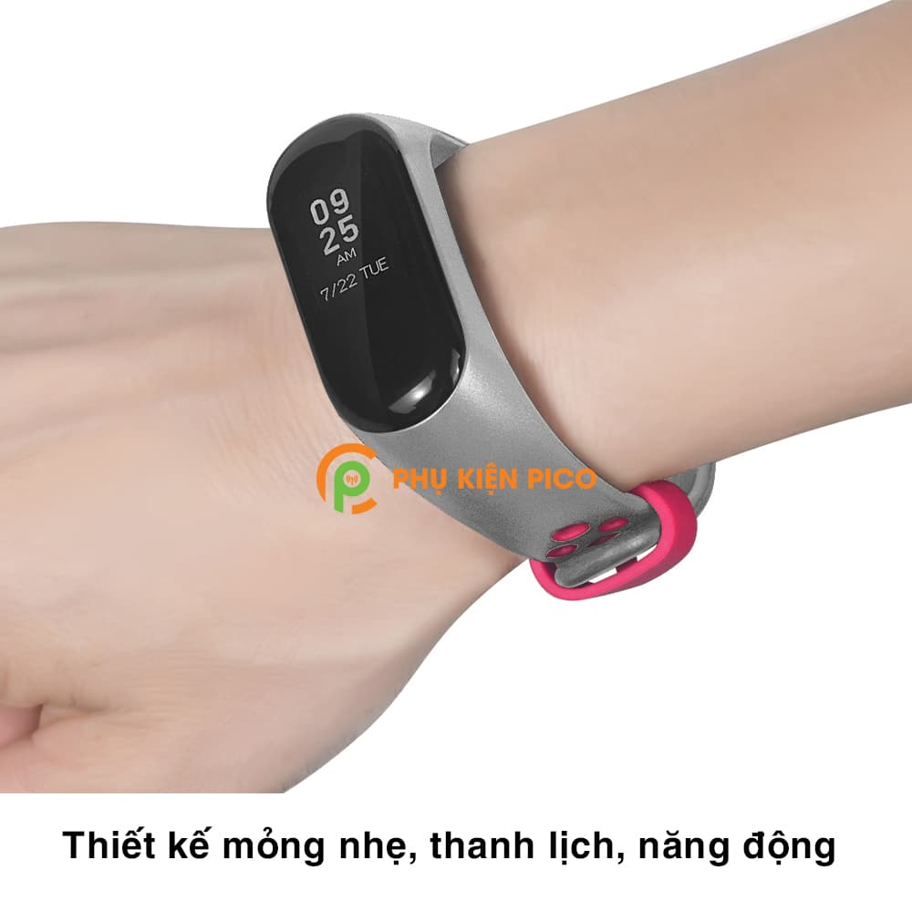 Dây đeo thay thế Mi Band 4 - Dây silicon vòng đeo tay Miband 4 chính hãng Xiaomi (Xiaomi Mi Band 4) - 8
