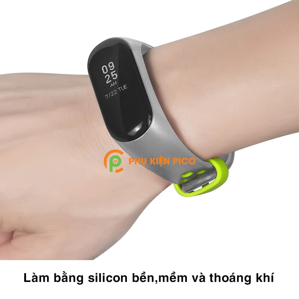 Dây đeo thay thế Mi Band 4 - Dây silicon vòng đeo tay Miband 4 chính hãng Xiaomi (Xiaomi Mi Band 4) - 6