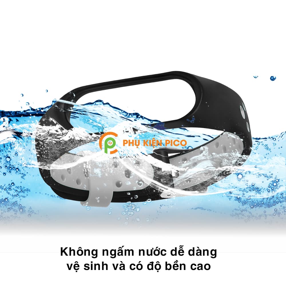 Dây đeo thay thế Mi Band 4 - Dây silicon vòng đeo tay Miband 4 chính hãng Xiaomi (Xiaomi Mi Band 4) - 3