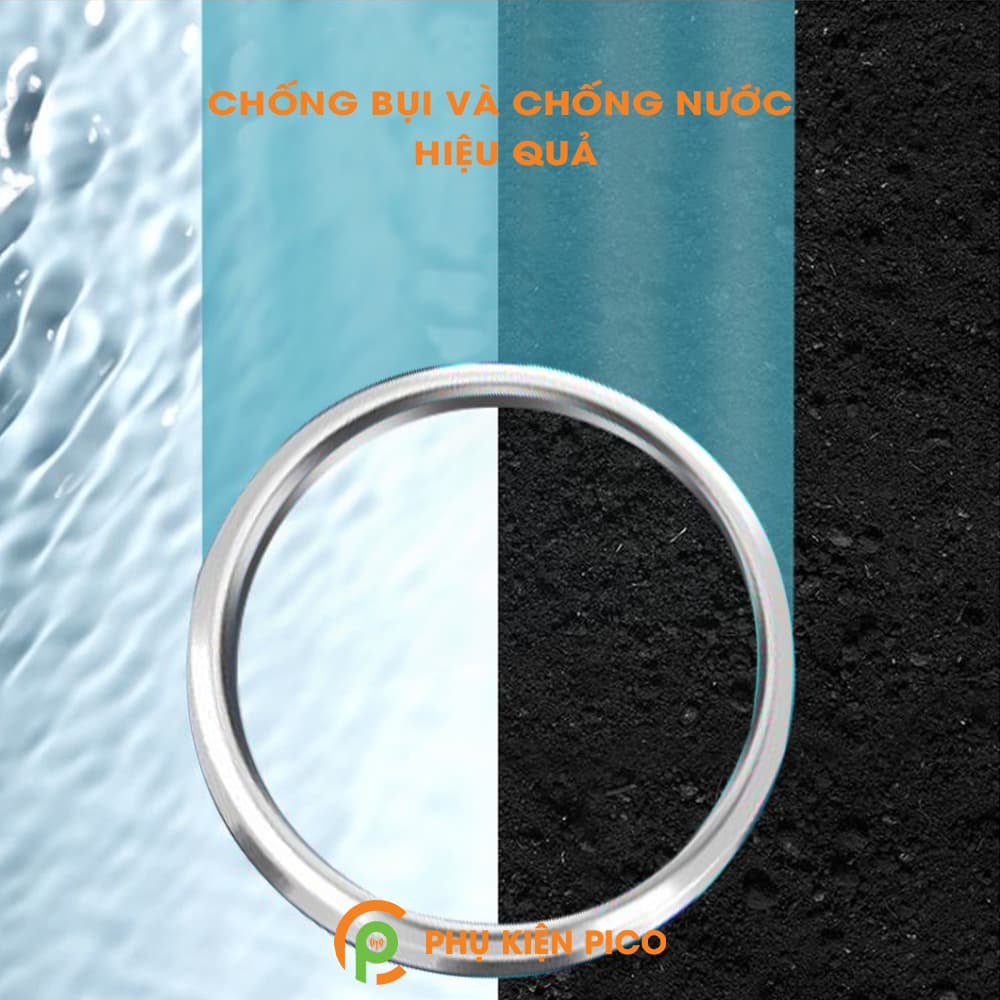 Vòng bảo vệ camera Xiaomi Poco F2 Pro kim loại ốp viền camera chống xước - 6