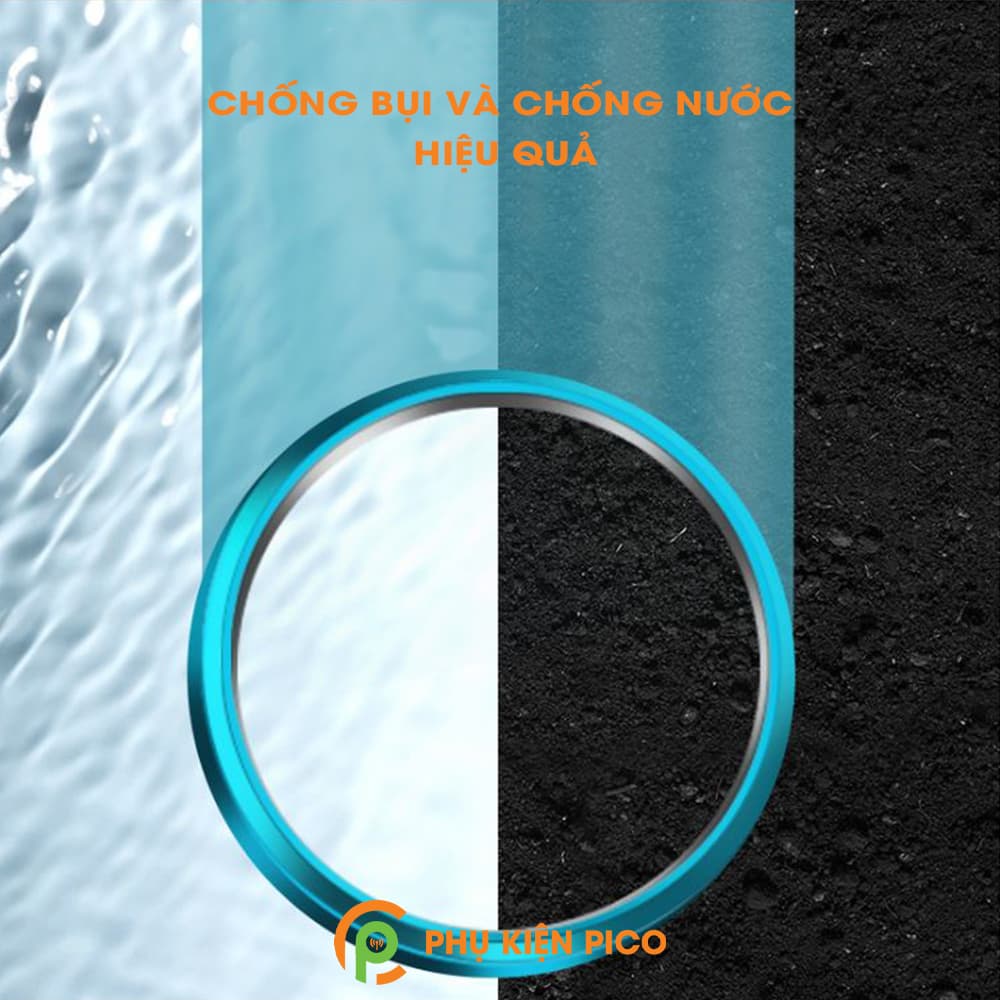 Vòng bảo vệ camera Xiaomi Poco F2 Pro kim loại ốp viền camera chống xước - 5