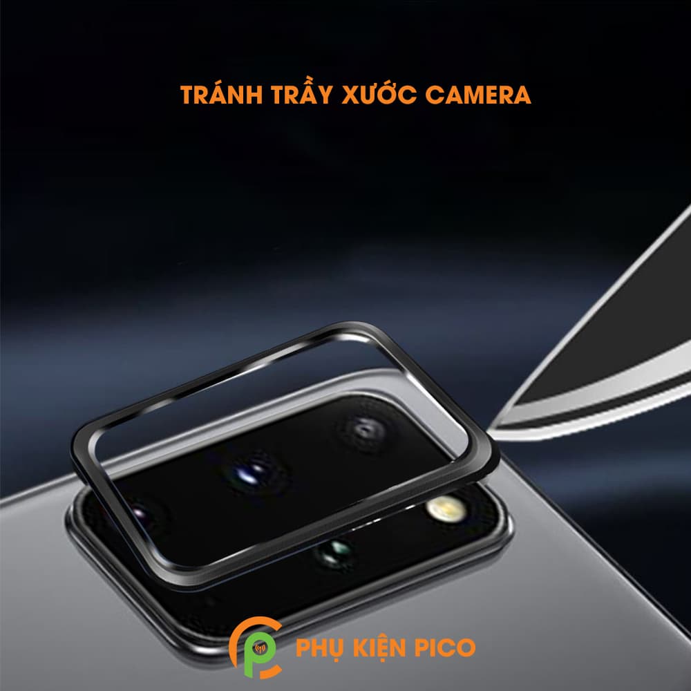 Vòng bảo vệ camera Samsung Galaxy S20 Plus kim loại ốp viền camera - 8