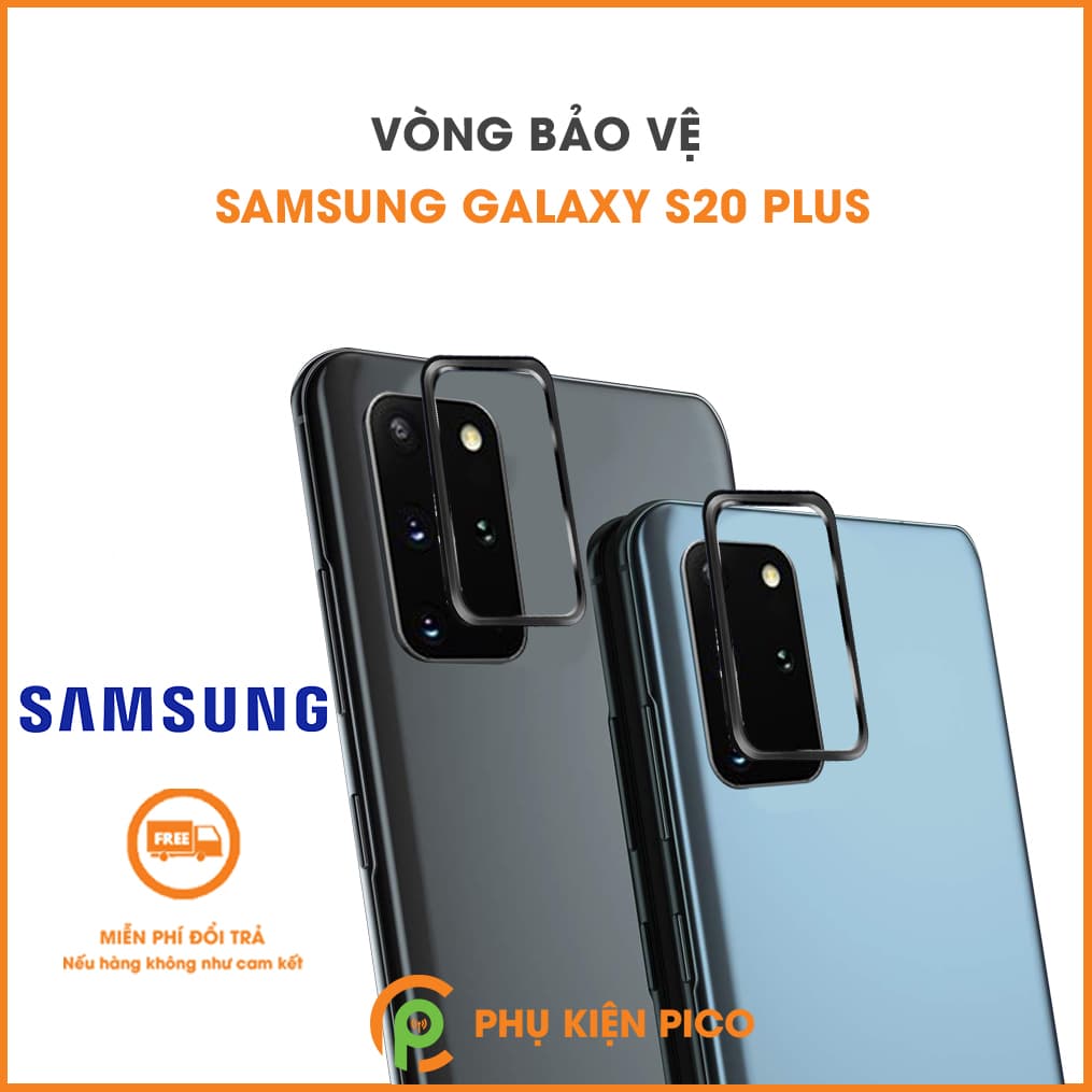 Vòng bảo vệ camera Samsung Galaxy S20 Plus kim loại ốp viền camera