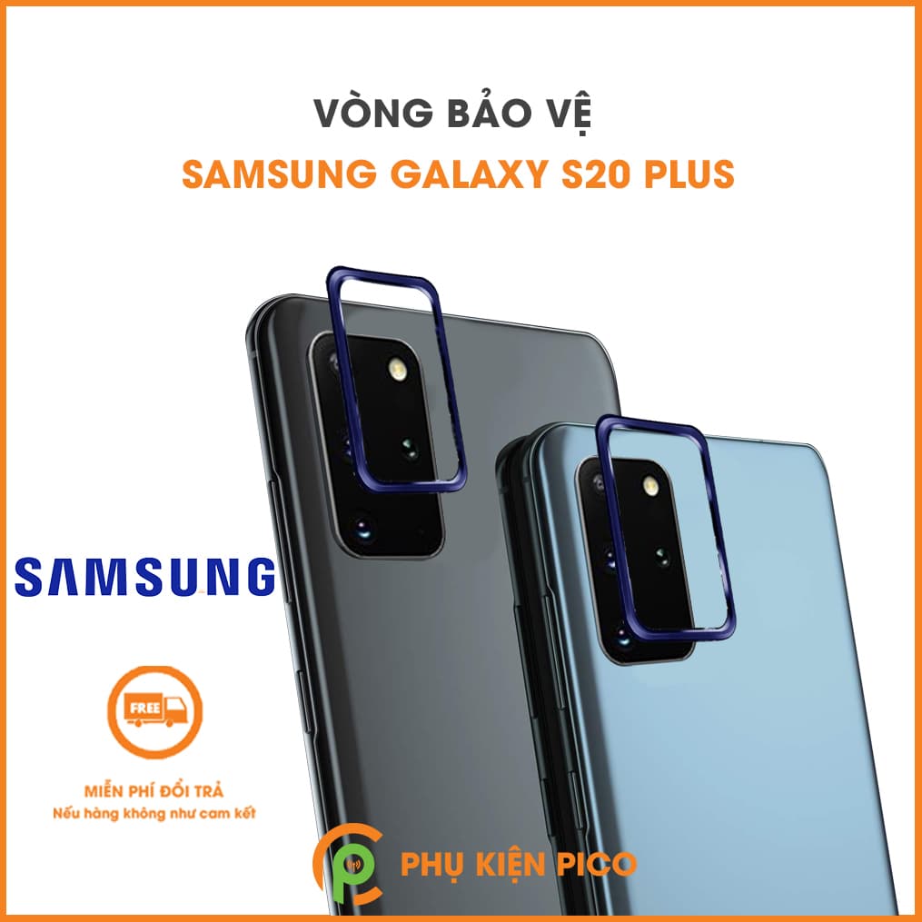 Vòng bảo vệ camera Samsung Galaxy S20 Plus kim loại ốp viền camera - 2