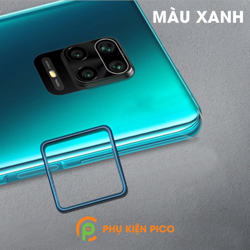 Vòng bảo vệ camera Xiaomi Redmi Note 9 Pro kim loại ốp viền camera chống xước - 7