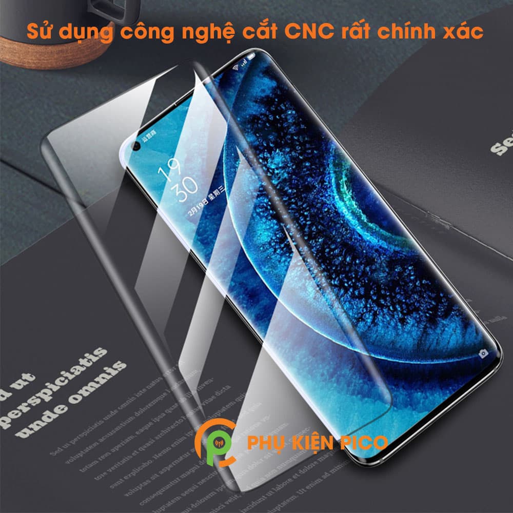 Kính cường lực Oppo Find X2 Pro chính hãng T-Max Liquid trong suốt keo UV full màn hình - 5
