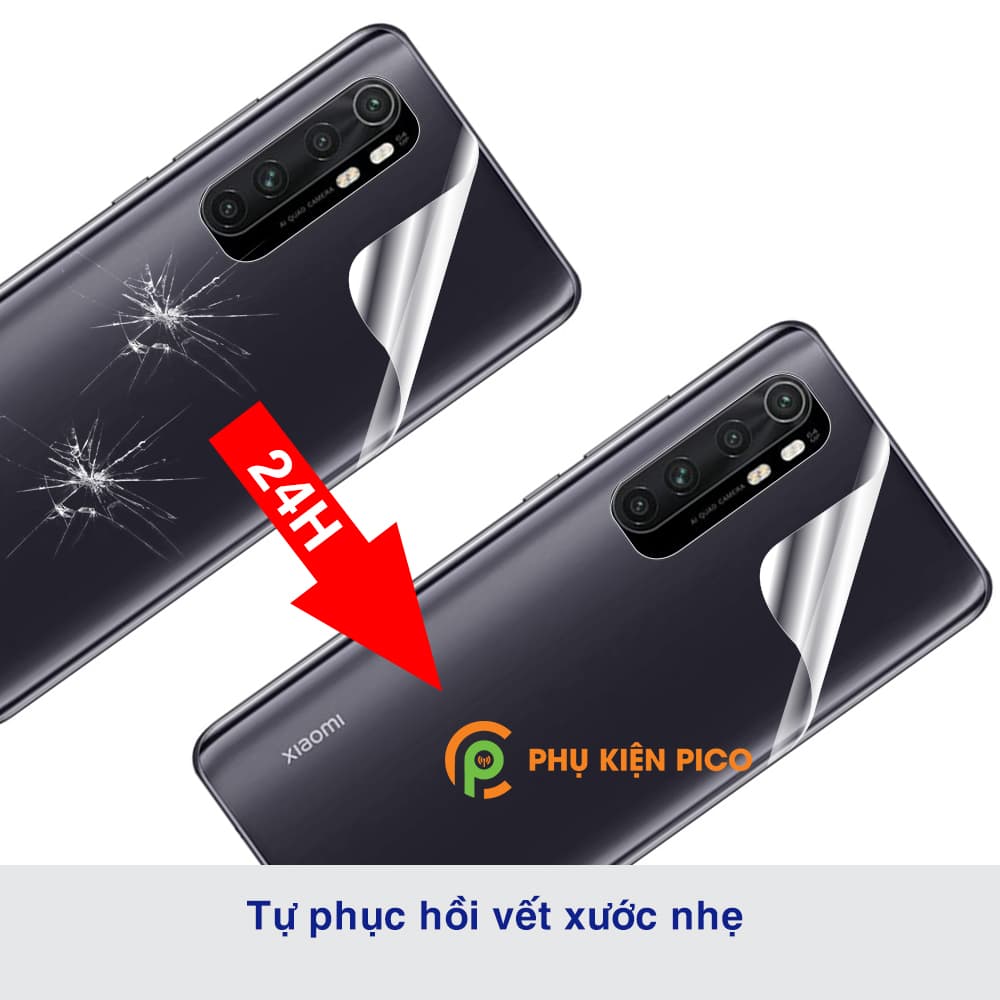 Dán lưng Xiaomi Mi Note 10 Lite PPF cao cấp dẻo trong suốt - 4