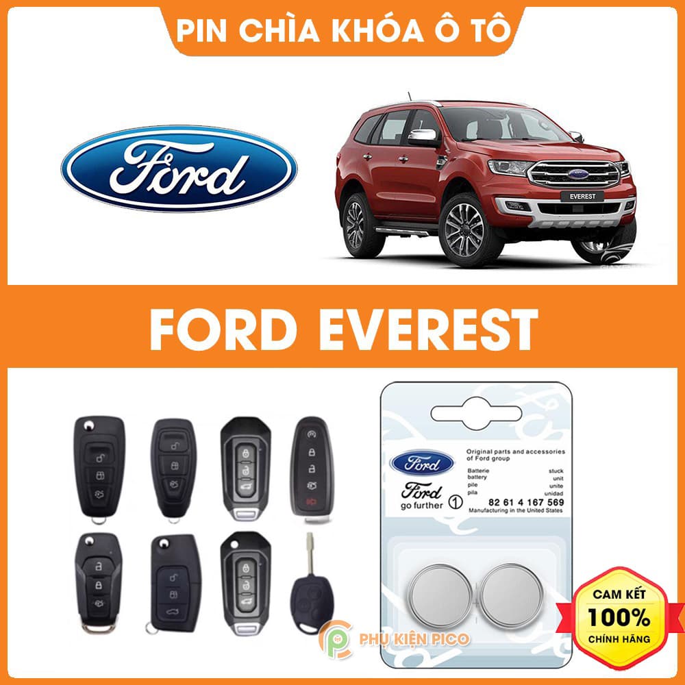 Pin chìa khóa ô tô Ford Explorer chính hãng Ford sản xuất tại Indonesia 3V