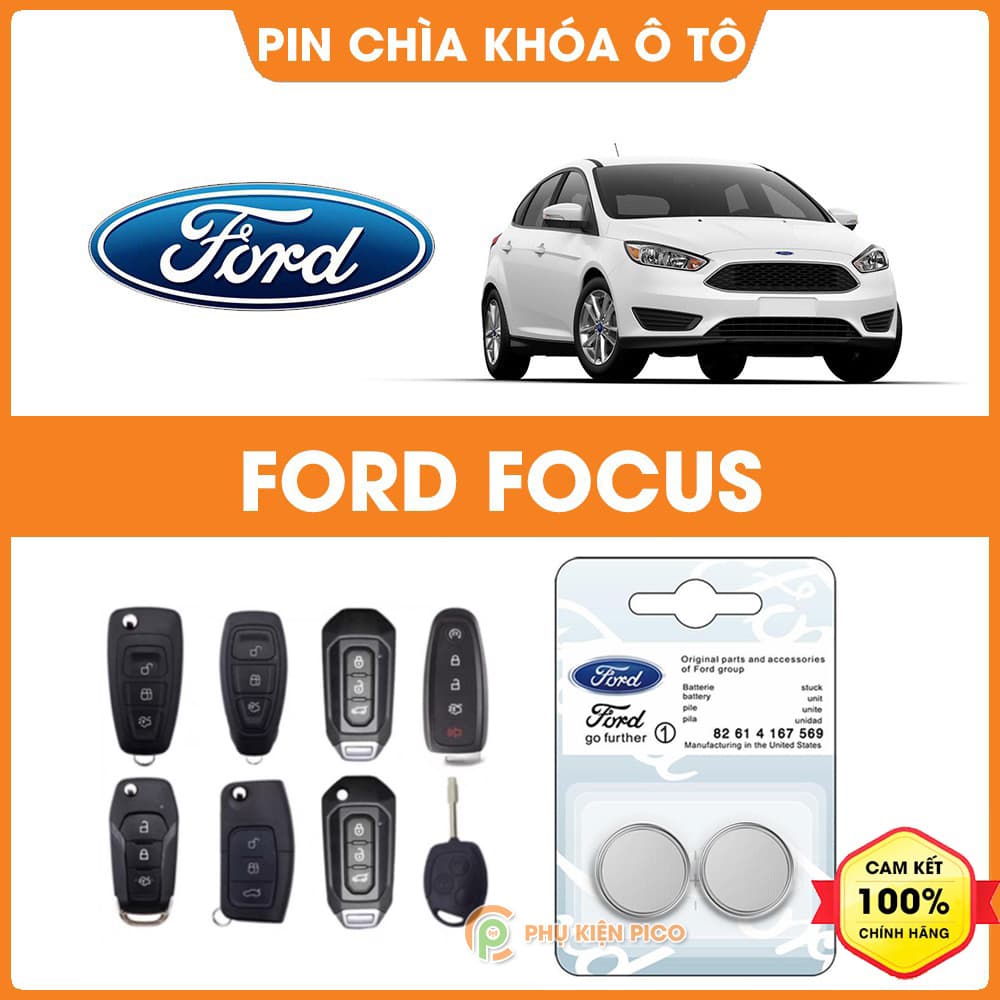 Pin chìa khóa ô tô Ford Focus chính hãng Ford sản xuất tại Indonesia 3V